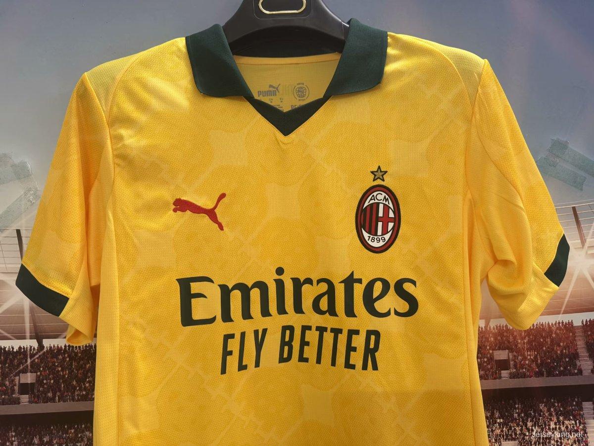 25/26 AC Milan Third Yellow Jersey