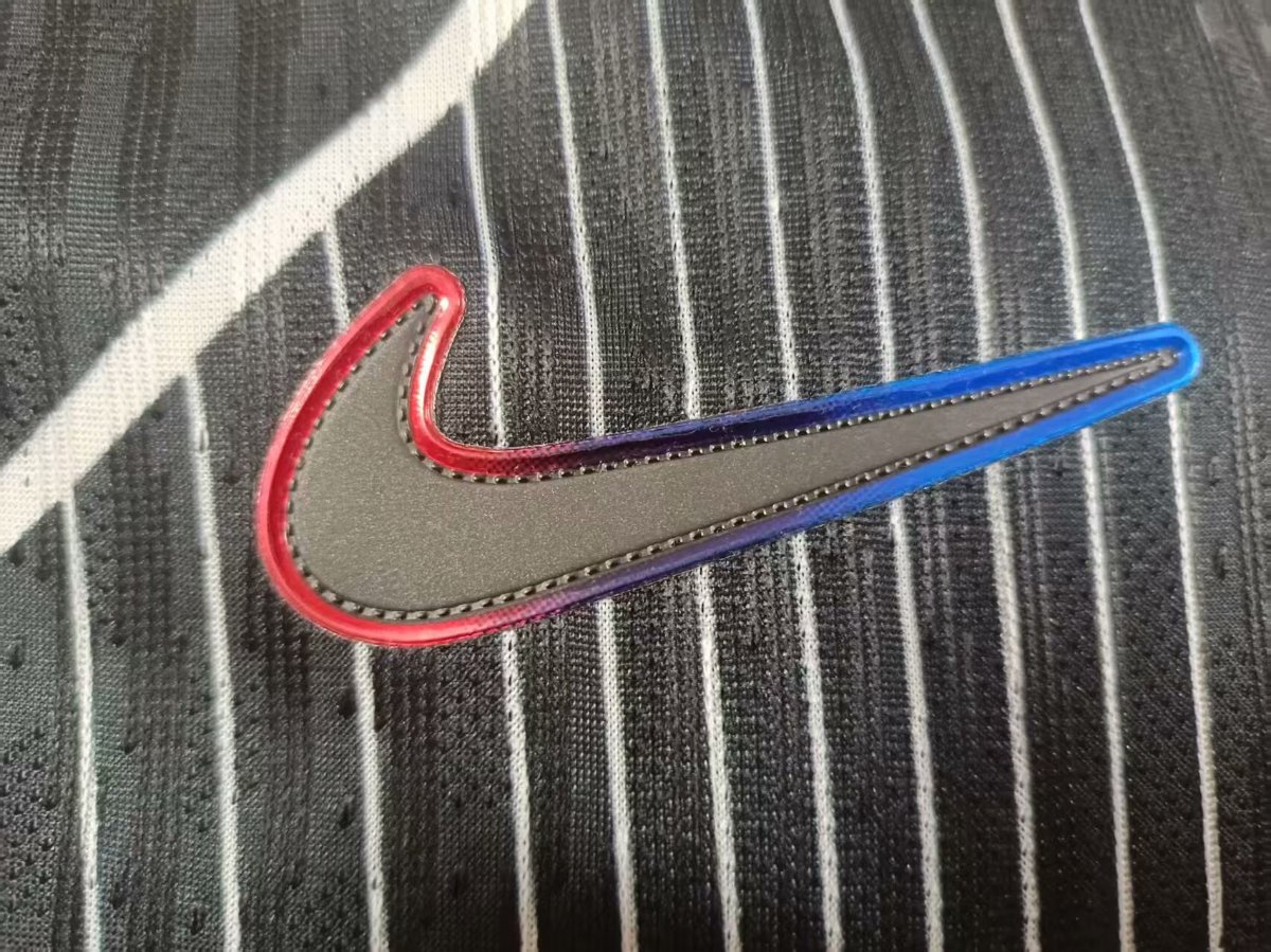 Player Version 25/26 FC Barcelona Black with White Line Pattern Jersey