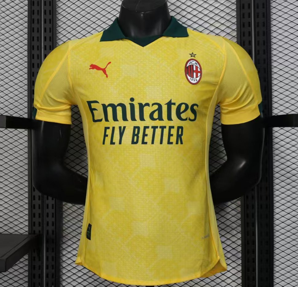 Player Version 25/26 AC Milan Third Yellow Jersey