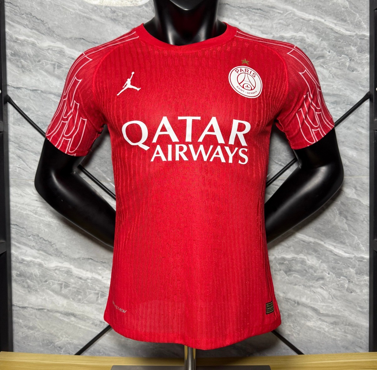 1 Star Player Version 25/26 PSG Red Champion Jersey