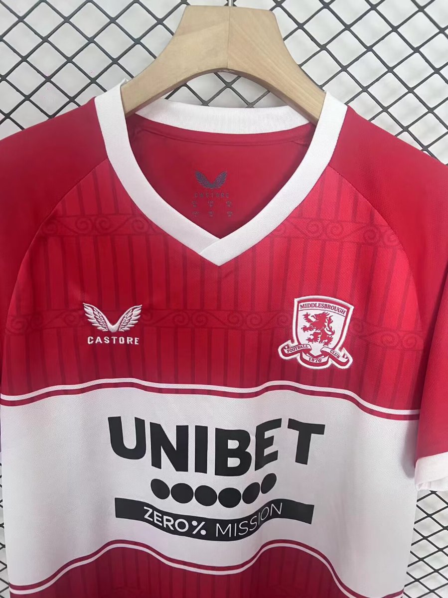 25/26 Middlesbrough Home Jersey
