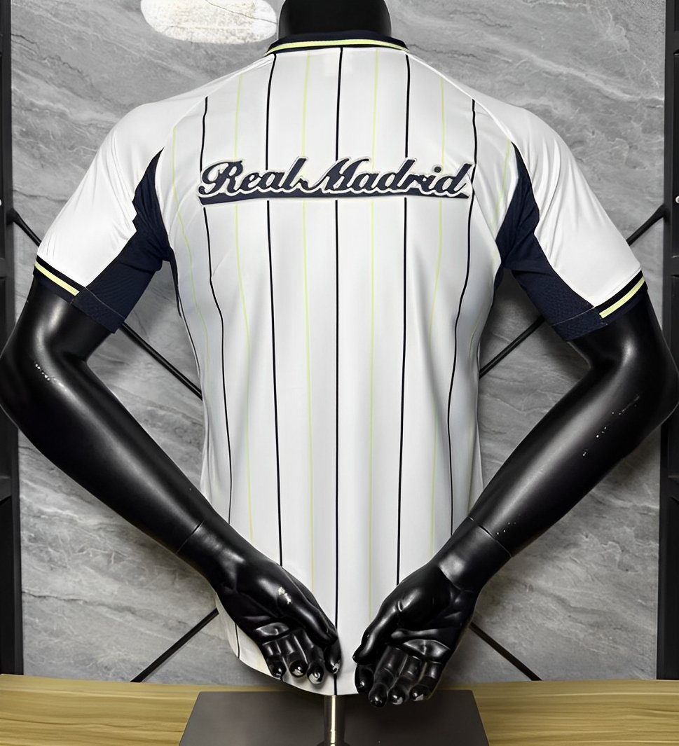 Player Version 25/26 Real Madrid US Pack Baseball Jersey