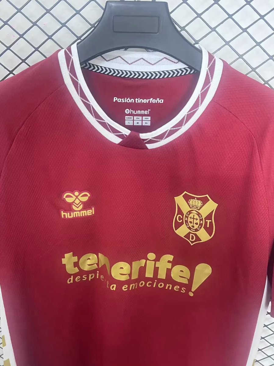 25/26 Tenerife Away Red Jersey