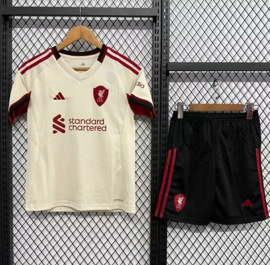 25/26 Kids Liverpool Away Jersey