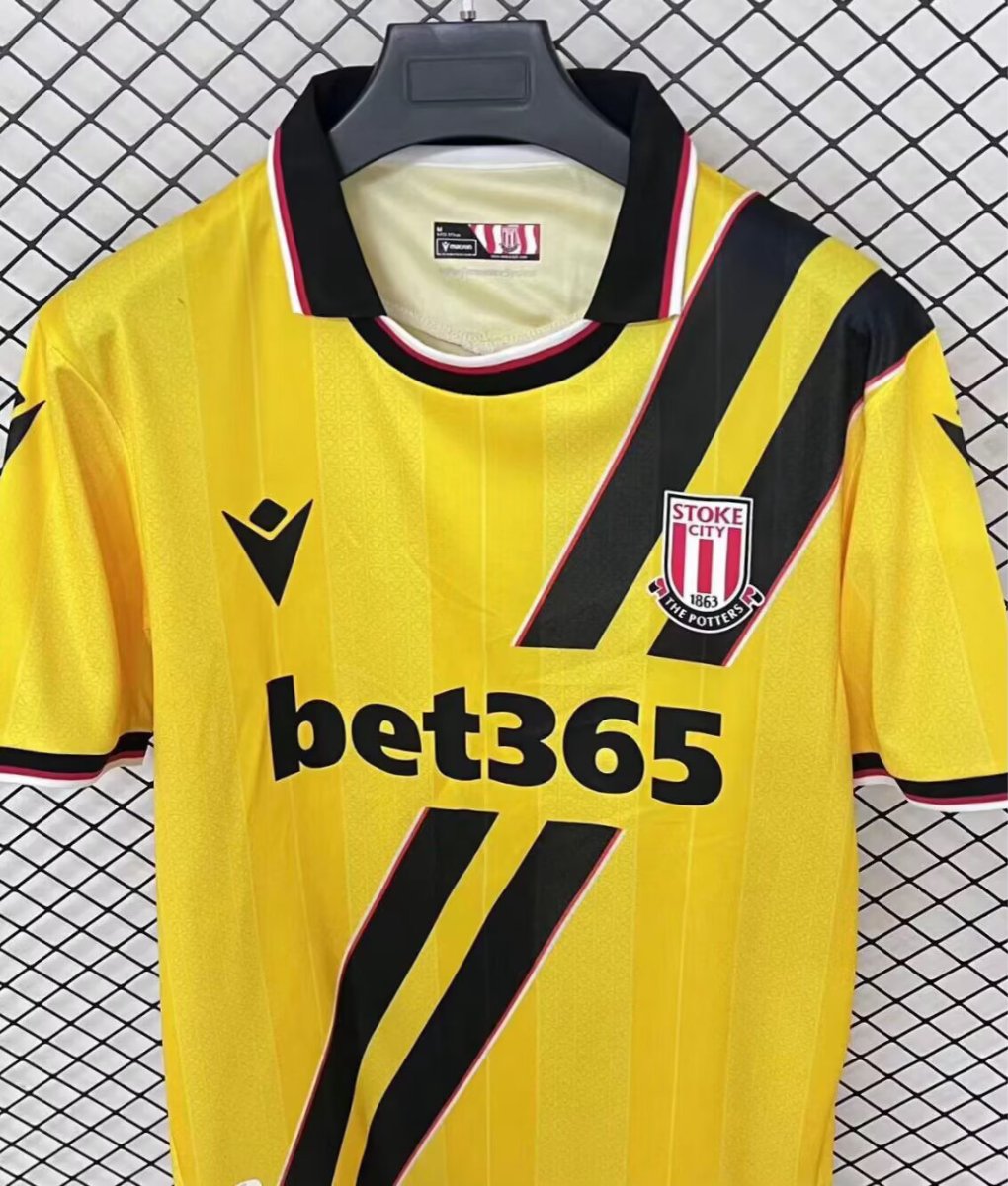25/26 Stoke City Third Yellow Jersey