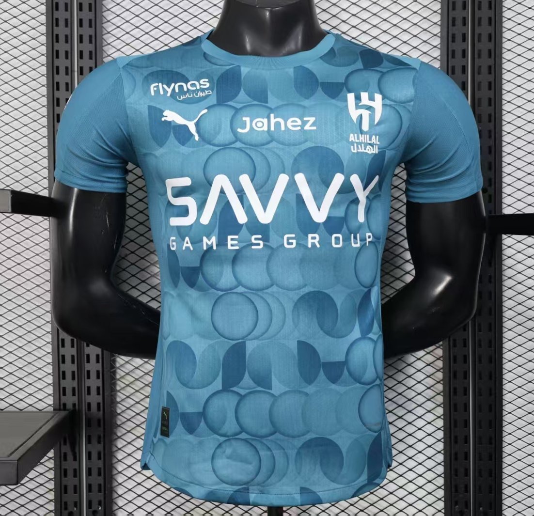 Player Version 25/26 Al Hilal Third Blue Jeresy