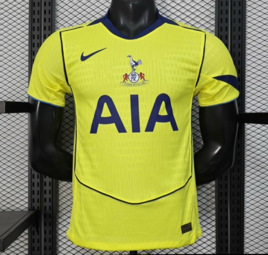 Player Version 25/26 Tottenham Hotspur Third Yellow Jersey