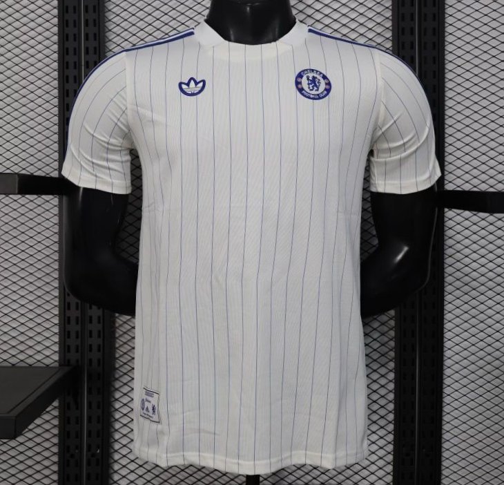Player Version 25/26 Chelsea Adidas Original Terrace Icons WHITE Jersey