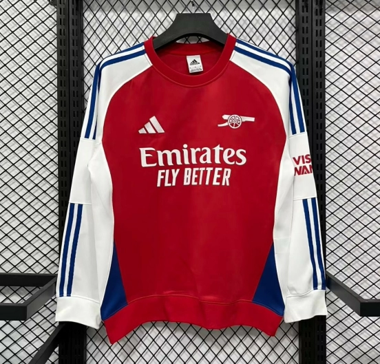 25/26 Arsenal FC Home Long Sleeve Training Sweatshirt