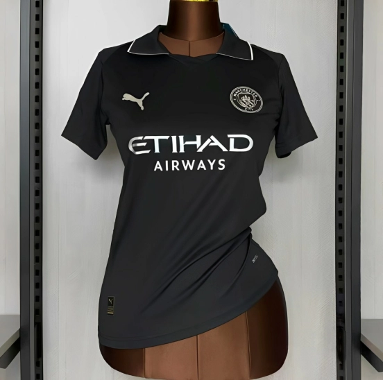 25/26 Women Manchester City Black Jersey