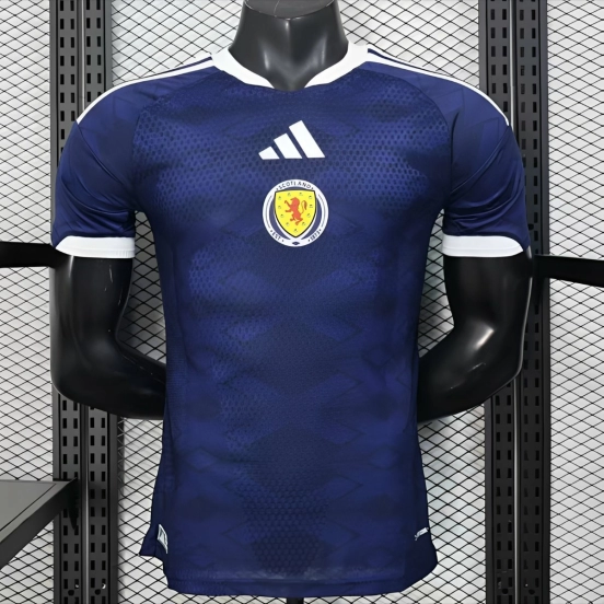 2026 Player Version  Scotland Home Navy Blue  Jersey