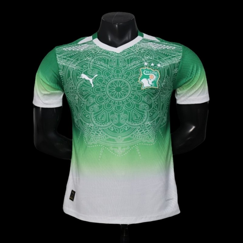 2026 Player Version Ivory Coast Special Edition Green Jersey