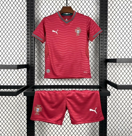 2026 Kids Portugal World Cup Home Kit