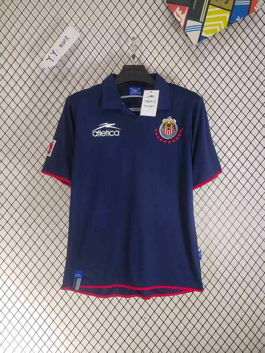 Retro 03/04 Chivas Guadalajara Away Navy Jersey