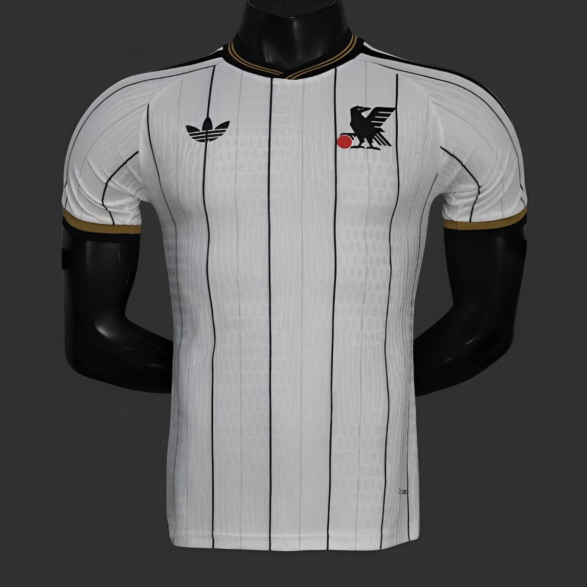 2026 Player Version Japan White with Black Pinstripes Jersey
