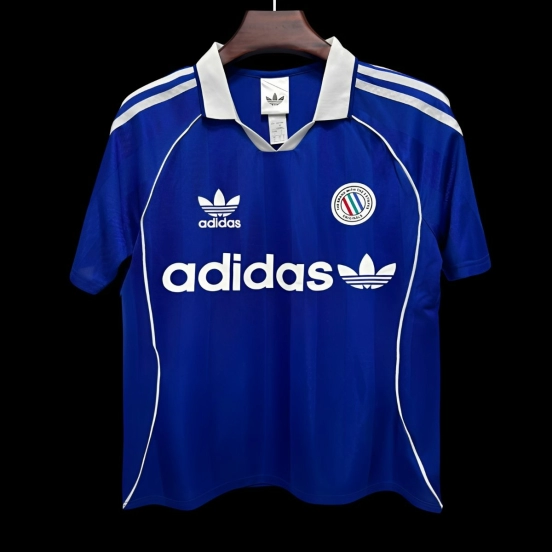 2026 Adidas Original Classic Three Stripes Blue Jersey