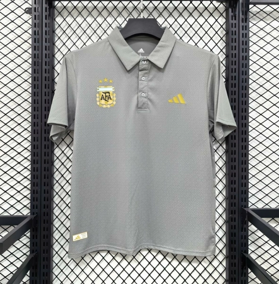 2026 Argentina Grey Polo Jersey