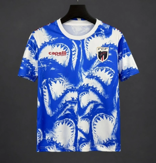 2026 World Cup Pre-Match Training Blue/White Jersey