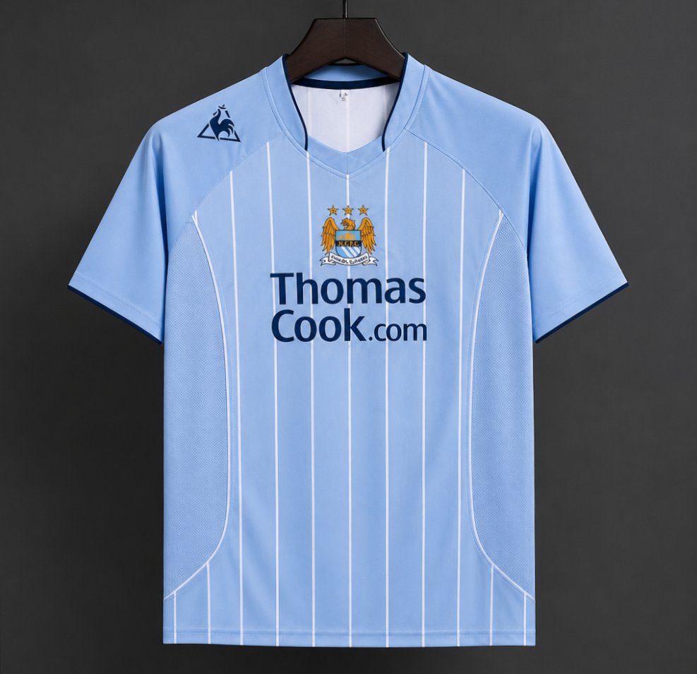 Retro 07/08 Manchester City Home Soccer Jersey