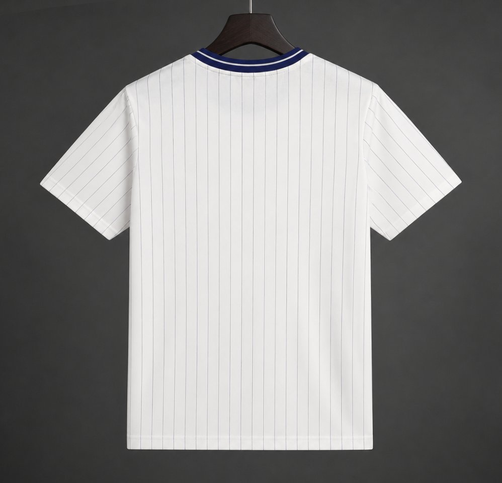 26/27 Adidas Originals Millonarios Vintage White Blue Pinstripe Jersey