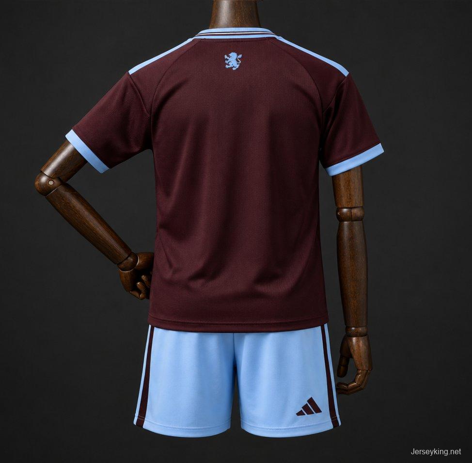 26/27 Kids Aston Villa Home Jersey