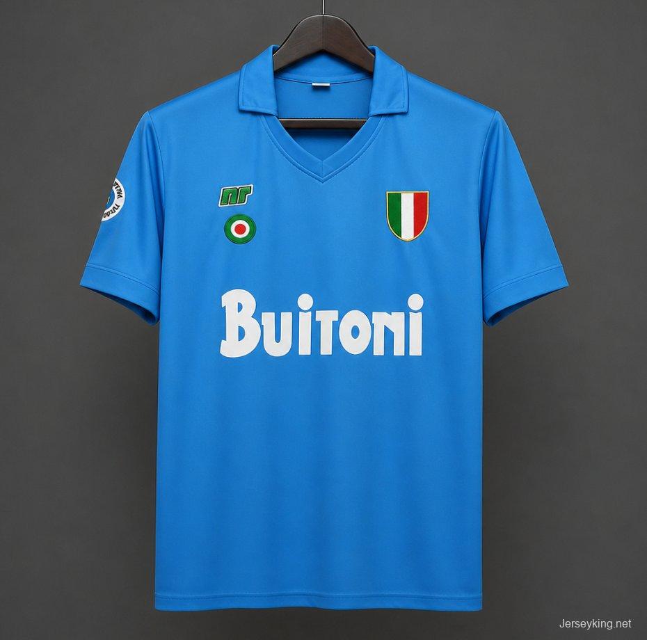Retro Napoli 87/88 home Soccer Jersey