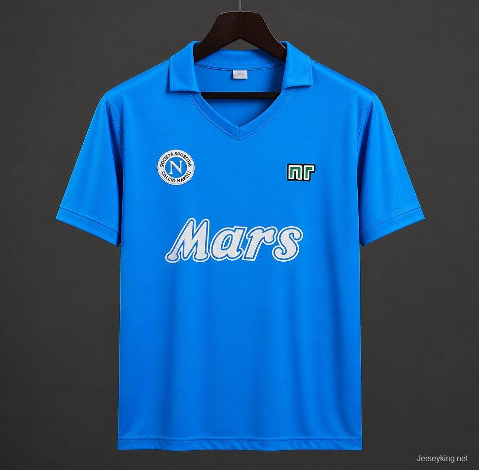 Retro 88/89 Napoli Home Jersey