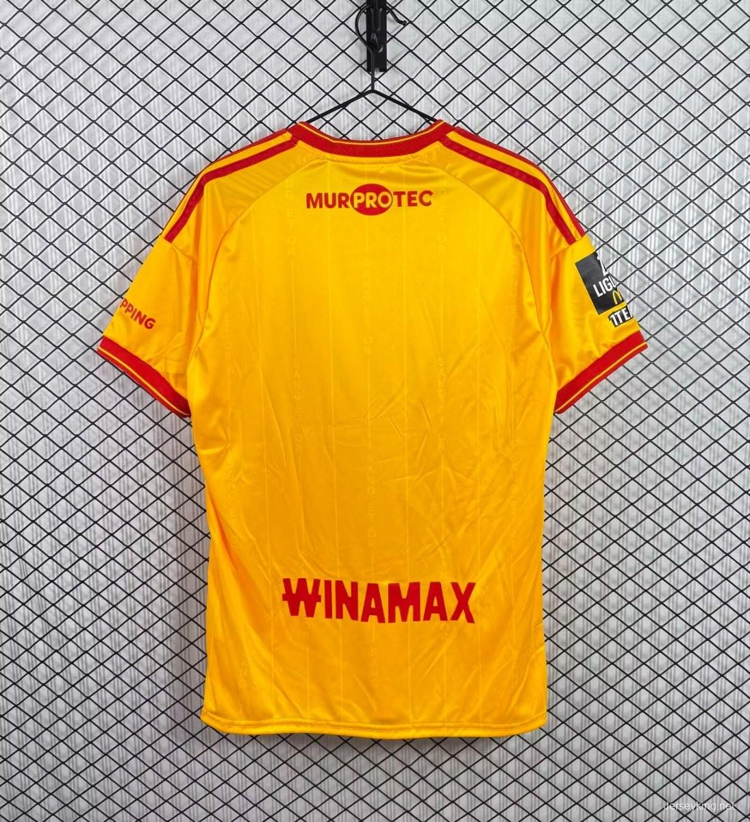 26/27 RC Lens Home Yellow Red Jersey