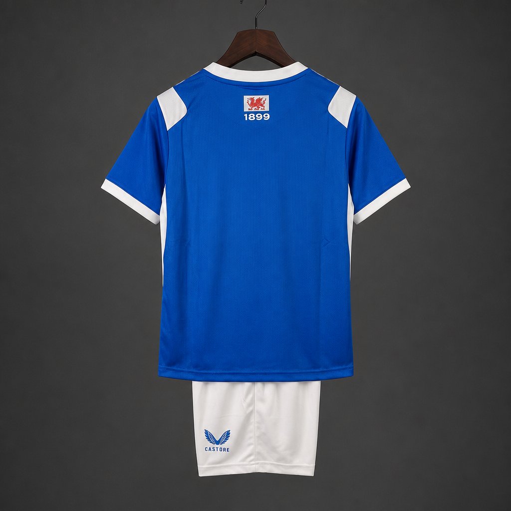 26/27 Kids Cardiff City Home Kit