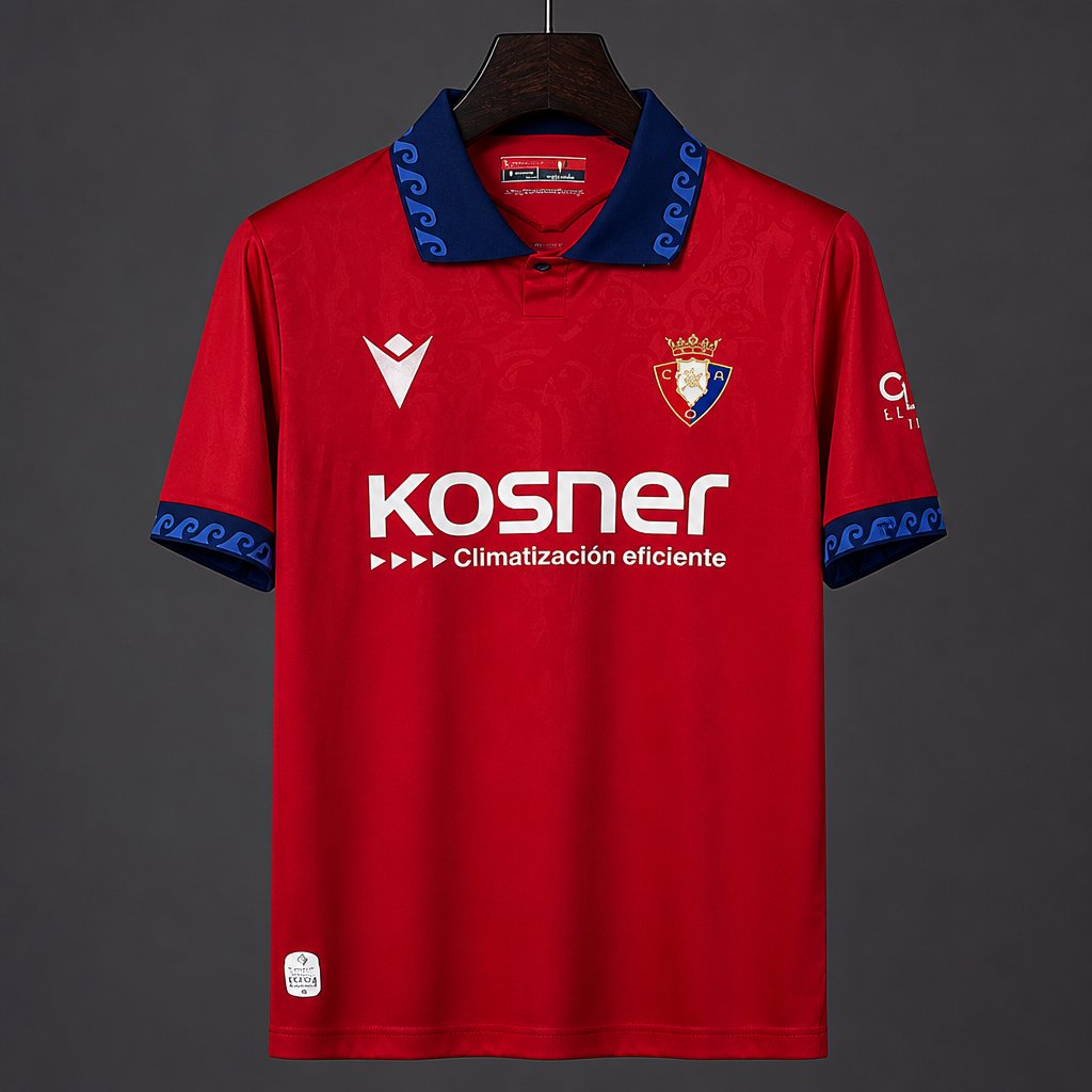 26/27 CA Osa home Red  jersey