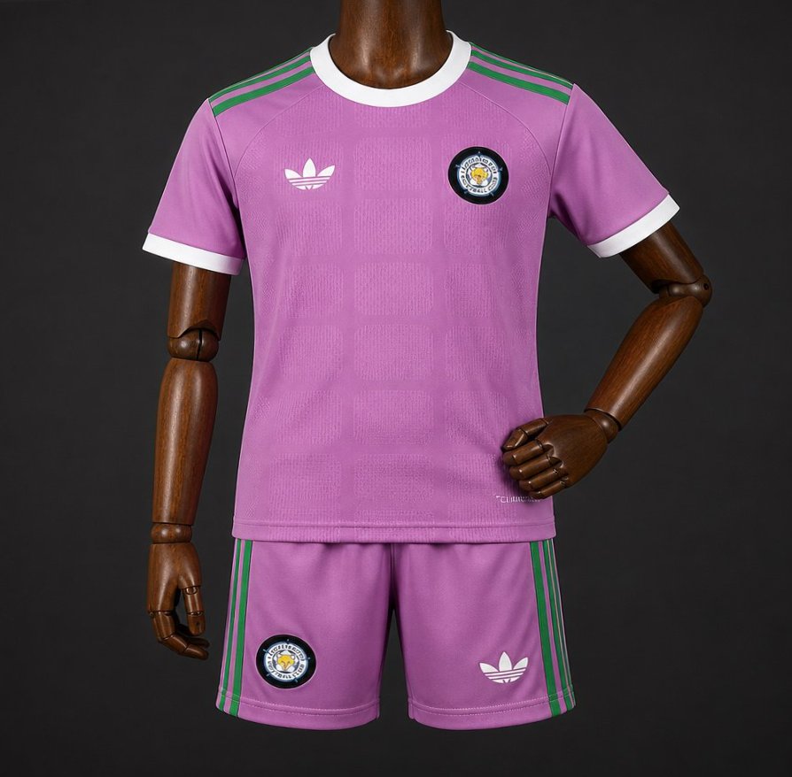 2627 Kids Leeds United Away Purple Jersey