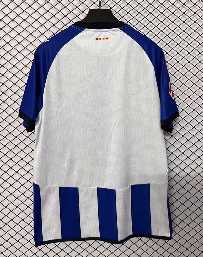 26/27 Espanyol Home Blue&White Stripe Jersey
