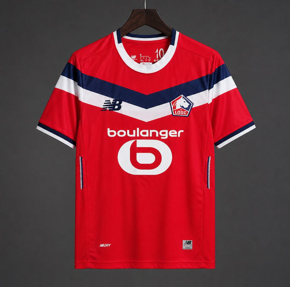 26/27 Lille OSC Home Red Jersey