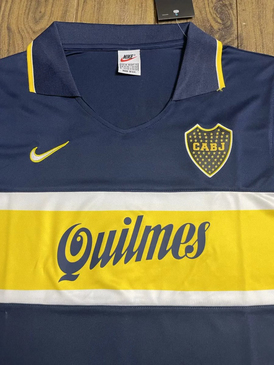 Retro 96/97 Boca Juniors Home Long Sleeve Jersey