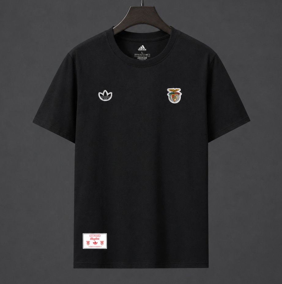 26/27  Benfica Retro Embroidered T-Shirt  9 Colors