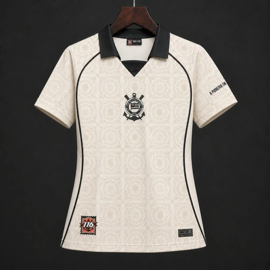 26/27 Women Corinthians 116 Years Anniversary Beige  Jersey