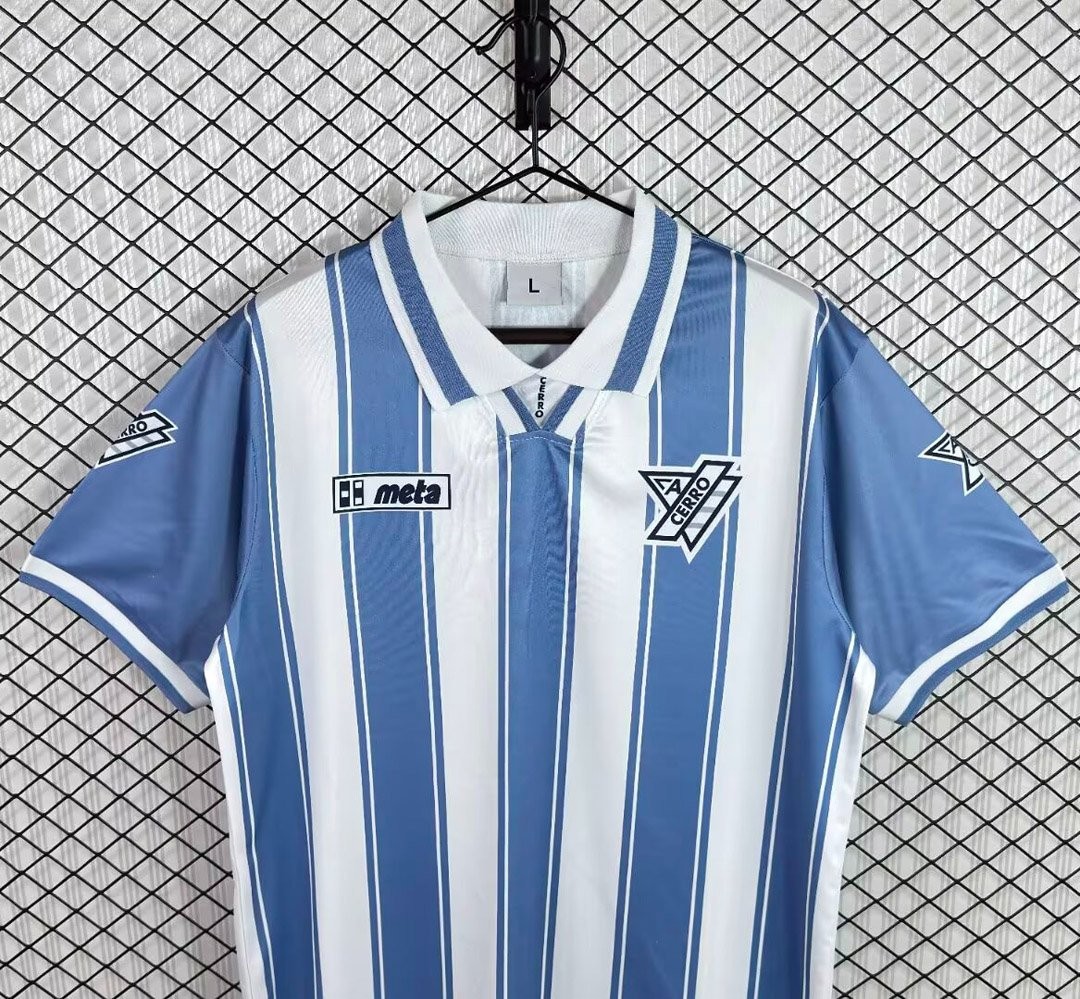 Retro 2000 CA Cerro Home Blue Stripes Jersey